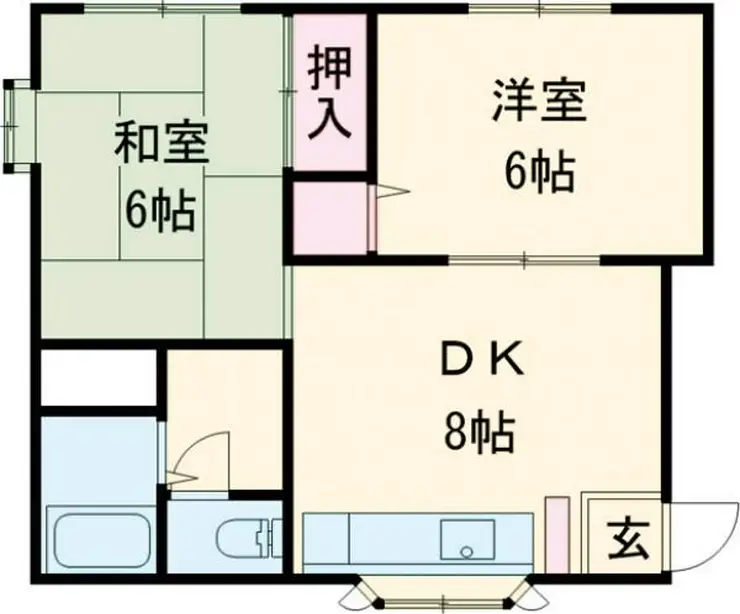 クレフォートシブヤ 2階階 間取り