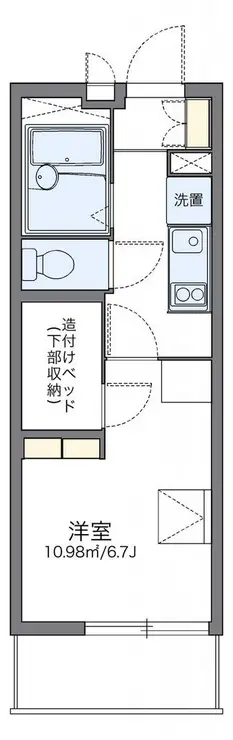 レオパレスANGEL柏 4階階 間取り