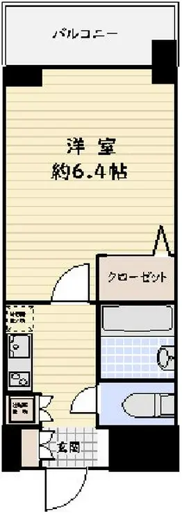 パレステュディオ中目黒 6階階 間取り