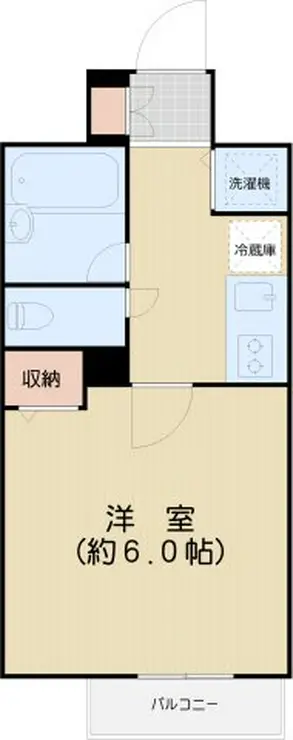 パレステュディオシンシア文京千石 7階階 間取り