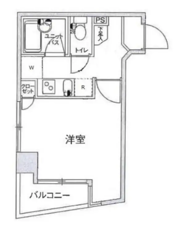 スカイコート新宿曙橋第2 11階階 間取り