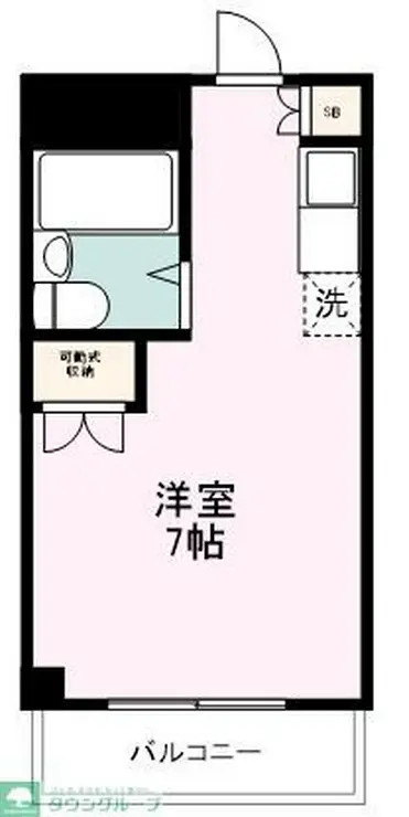 K&K所沢 5階階 間取り