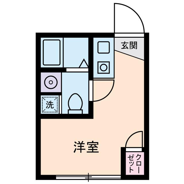 アムス早稲田(ワンルーム/3階)の間取り写真