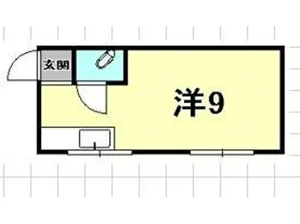 コンフォート金楽寺(ワンルーム/2階)の間取り写真