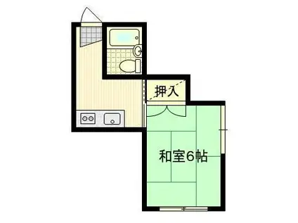 吉光ビル(1K/5階)の間取り写真