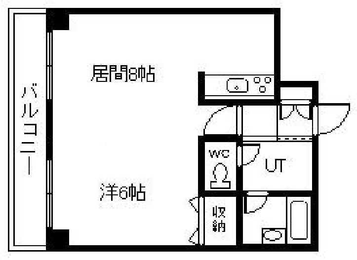 ナッツSPIRIT2(1DK/5階)の間取り写真