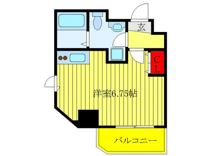 プライムアーバン板橋区役所前(ワンルーム/5階)の間取り写真