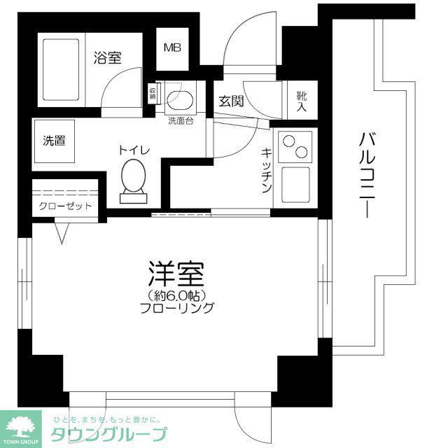AZALEAHOUSE野方(1K/2階)の間取り写真