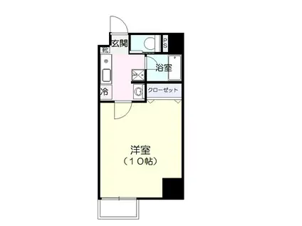 タウンコート開運橋(1K/7階)の間取り写真