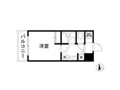 URBAN LINK蒲田(1K/6階)の間取り写真