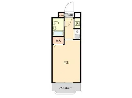 ジョイフル西荻窪二番館(1K/1階)の間取り写真