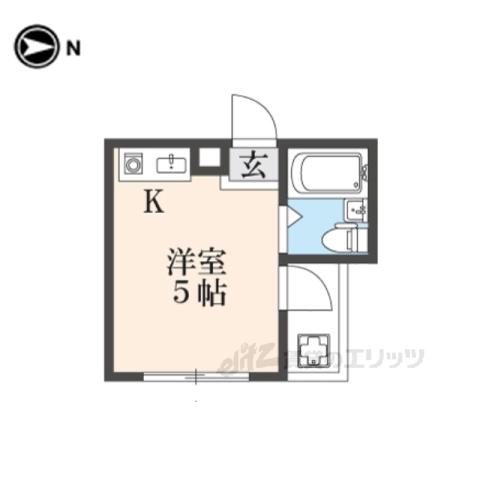 RIORA13(ワンルーム/5階)の間取り写真