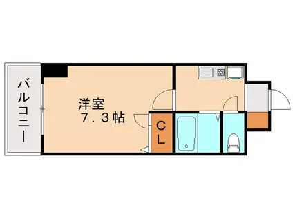 カサ デ カンティーナ(1K/6階)の間取り写真