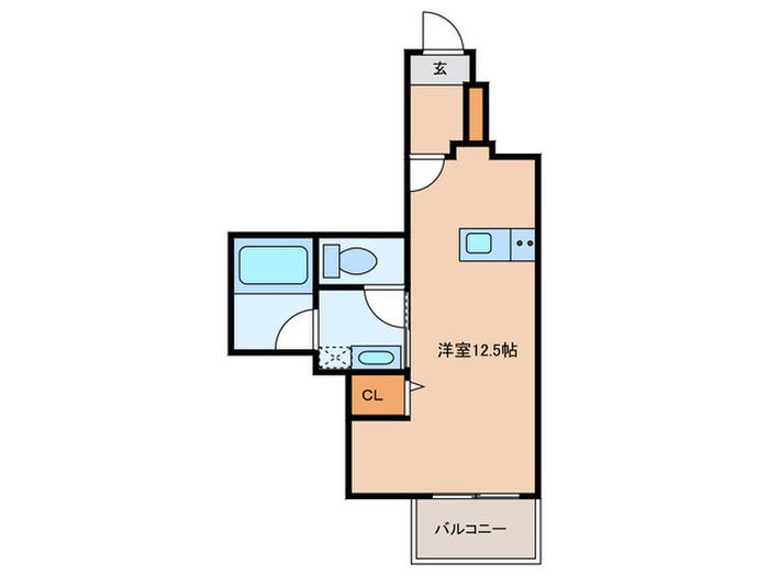 ARAHACHI FSERIES(ワンルーム/6階)の間取り写真