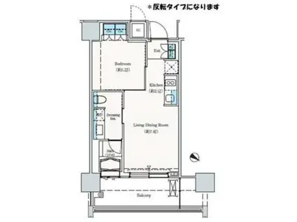 THE ROPPONGI TOKYO SUPERIOR RESIDEN(1LDK/10階)の間取り写真