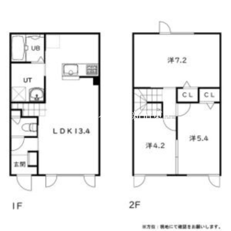 ノアージュ栄町(3LDK/1階)の間取り写真