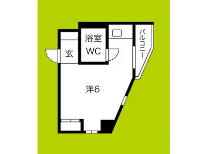 JPアパートメント東淀川IV(ワンルーム/2階)の間取り写真