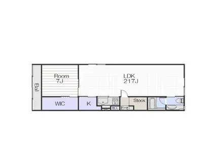 STYLE9(1LDK/3階)の間取り写真