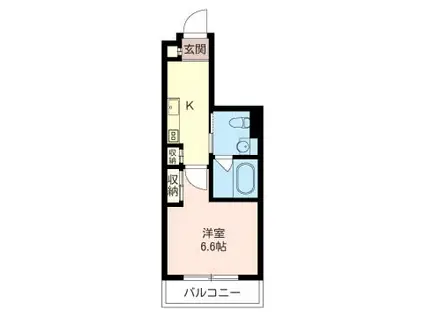 SAUSALITO(1K/5階)の間取り写真