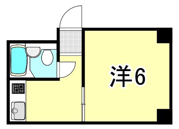 クラブメゾン甲子園ウエスト(1K/3階)の間取り写真