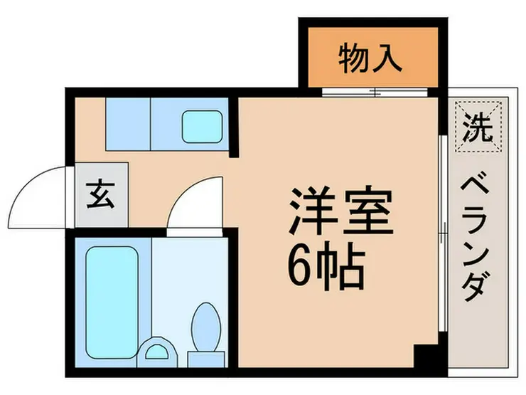 リトルウッドマンション新小岩 4階階 間取り