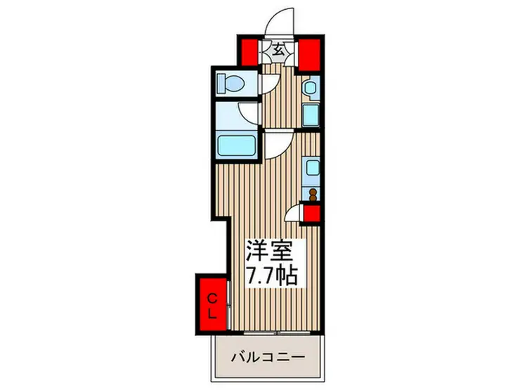パラドール 1階階 間取り