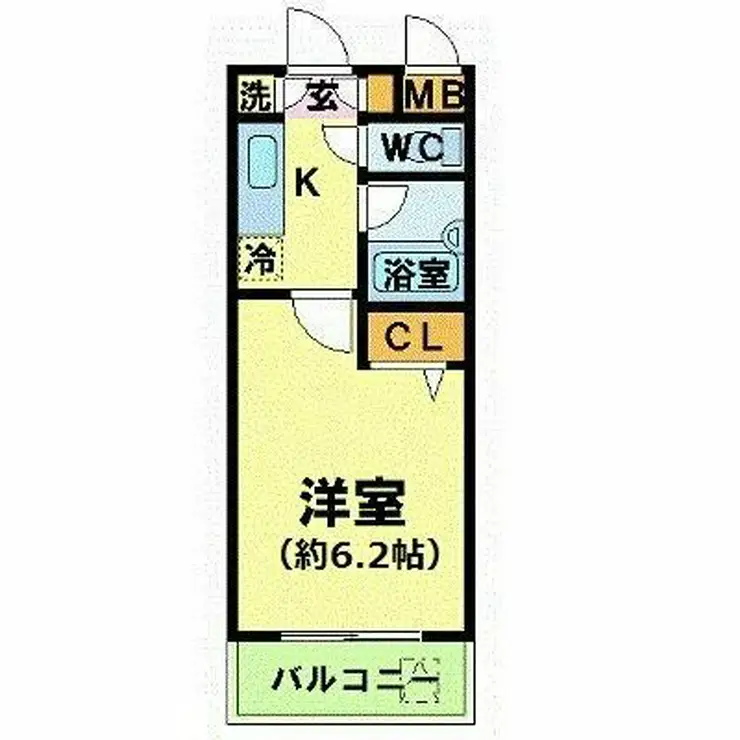 パレステュディオ赤坂弐番館 3階階 間取り