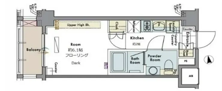 マスターズコート木場公園ブラン 4階階 間取り