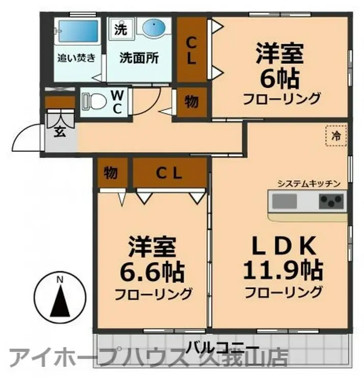 グラシア久我山 2階階 間取り