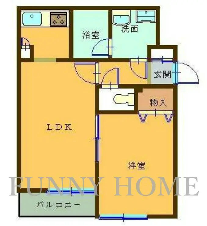 クリフサイド世田谷 2階階 間取り