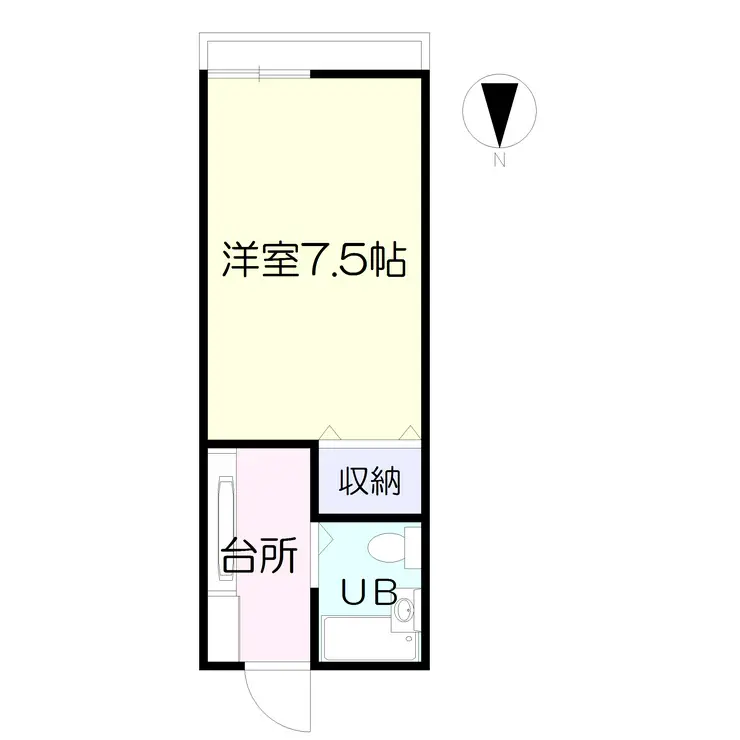 ヤングハイム東台 1階階 間取り
