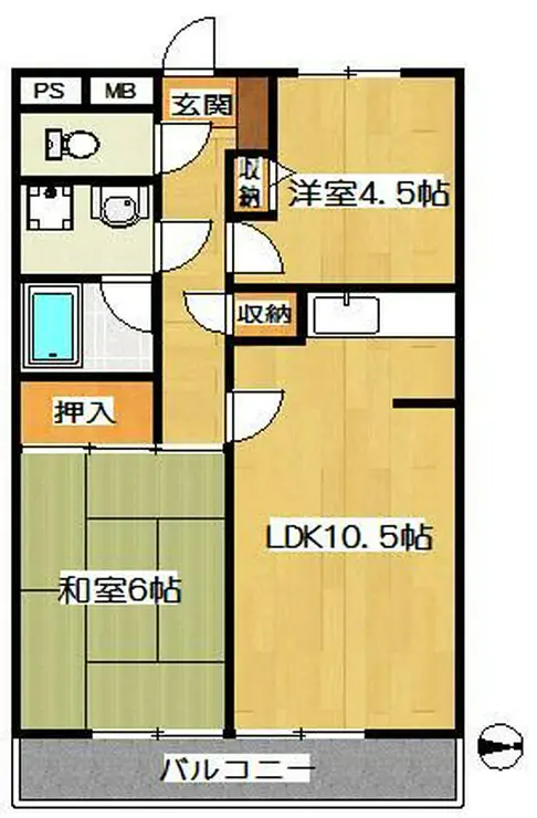 サンモール佐久間 5階階 間取り