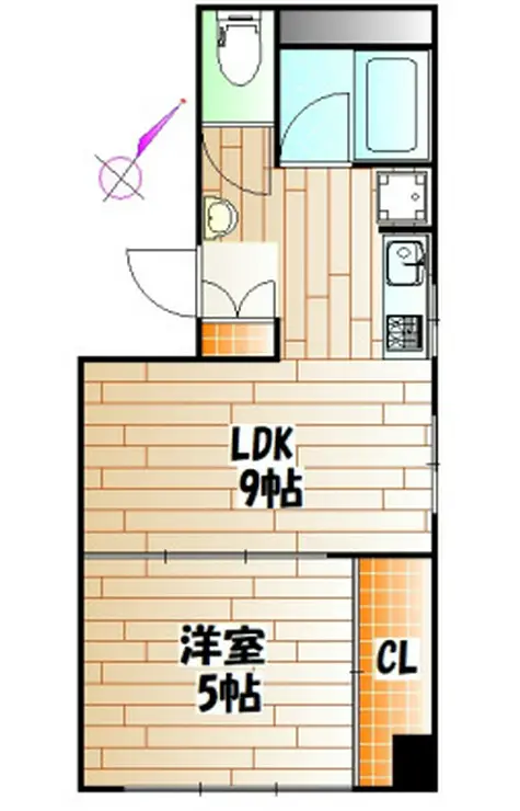 ジュネス西麻布 3階階 間取り