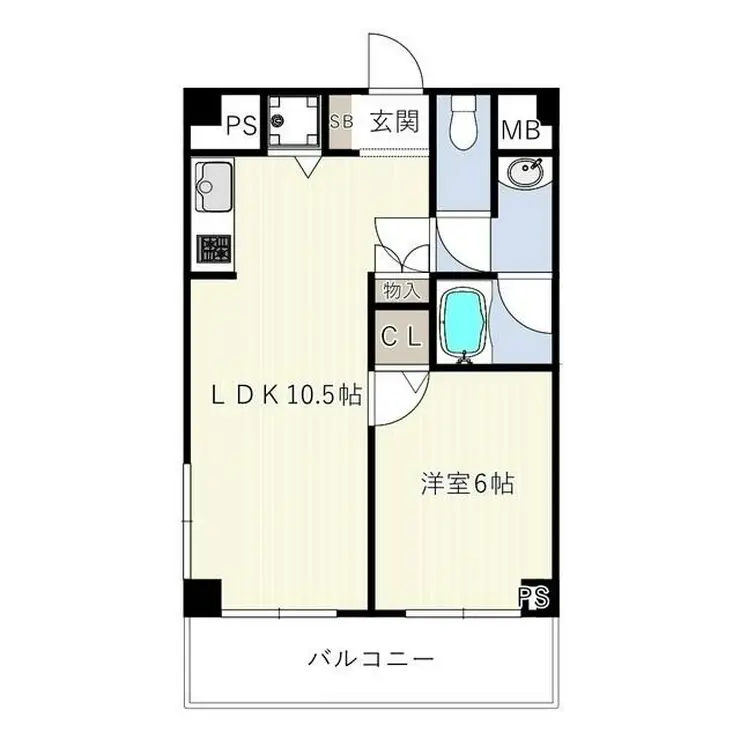 アソルティ関内大通公園 7階階 間取り
