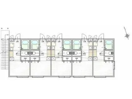 フォレストハウス船橋(1SK/1階)の間取り写真