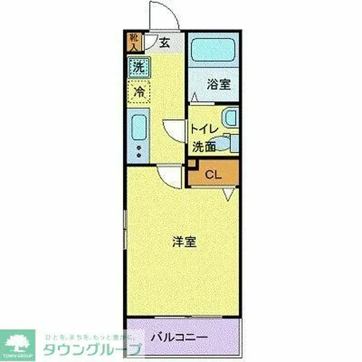 CITY SPIRE西新宿 3階階 間取り