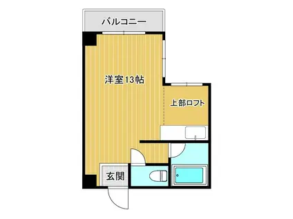 YS BLD.II(ワンルーム/5階)の間取り写真