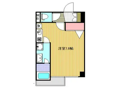 アドバンス高田馬場(ワンルーム/3階)の間取り写真