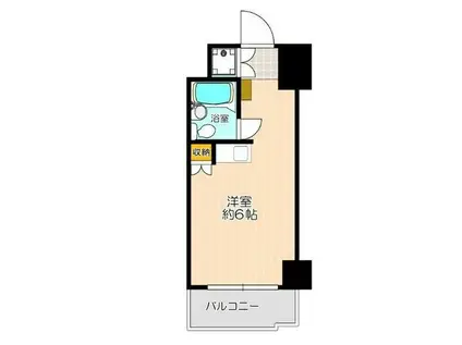 朝日プラザ名古屋ターミナルスクエア(ワンルーム/3階)の間取り写真