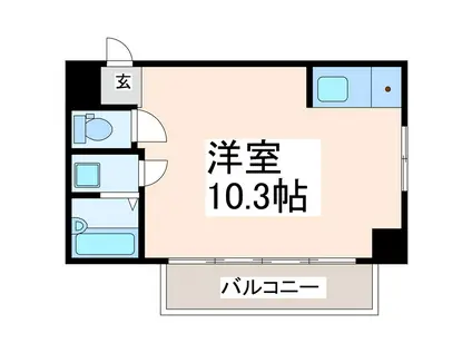 ザ・クレイン(ワンルーム/7階)の間取り写真