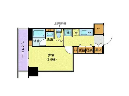 ラフィスタ大師前III(1K/10階)の間取り写真