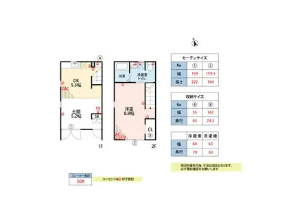 R-BOX巨勢II(1DK/1階)の間取り写真