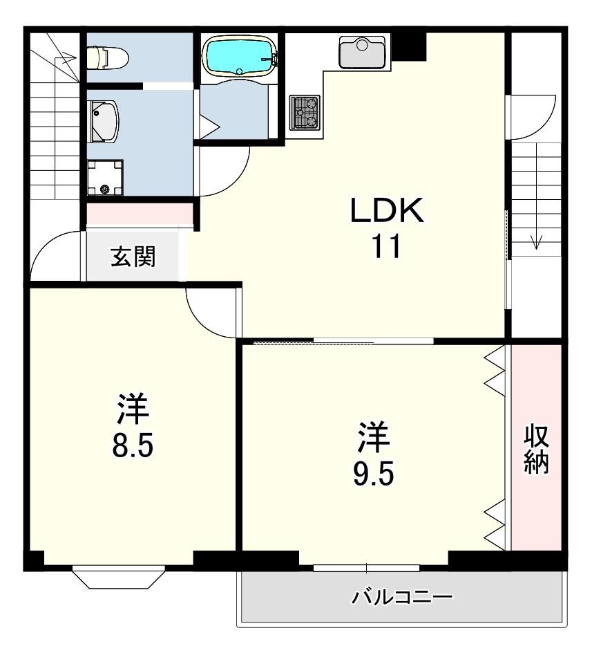 阪神本線 尼崎駅(阪神) 徒歩2分 4階建 築38年