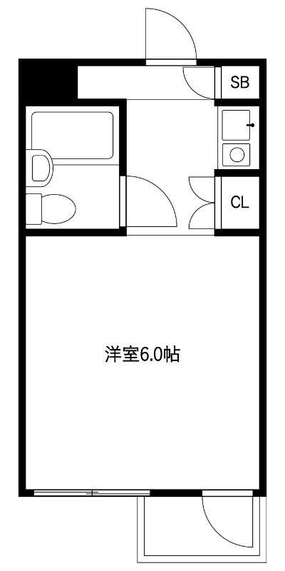 スターホームズ横浜神之木(1K/3階)の間取り写真