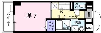 エミナンス川口(1K/3階)の間取り写真
