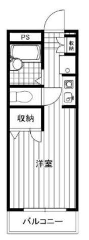 ジュネスアオキ(ワンルーム/3階)の間取り写真