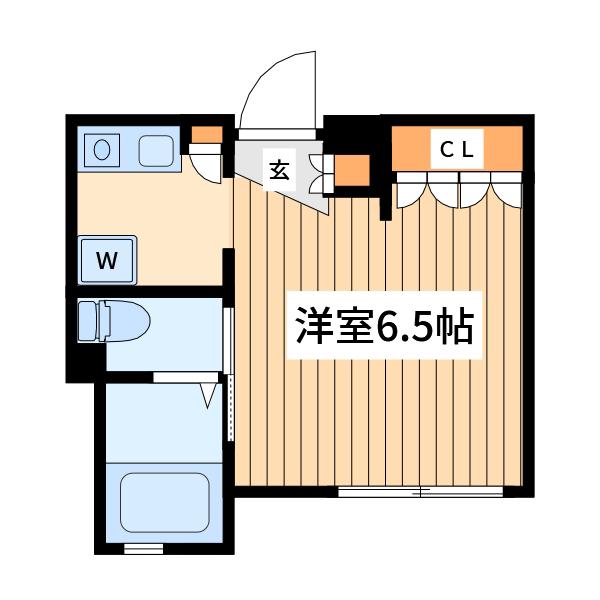 アッソラート横浜(ワンルーム/1階)の間取り写真