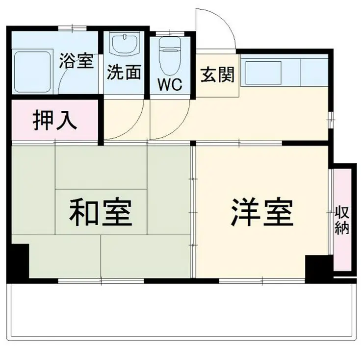 浅見ビル 4階階 間取り