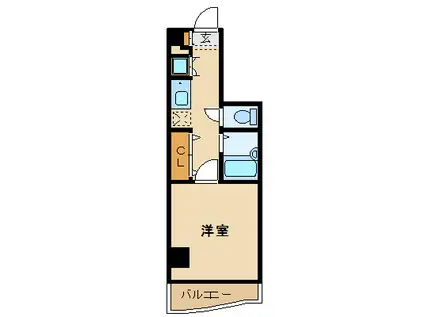 シンシア本郷三丁目(1K/9階)の間取り写真