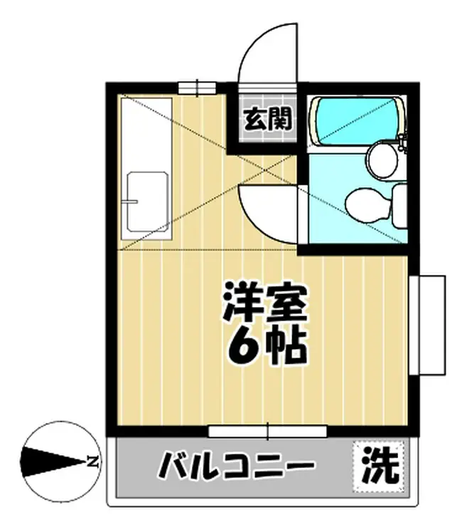 ハイツみなみ 2階階 間取り